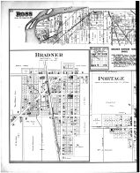 Ross Township, Bradner, Portage, Lemoyne, Woodside, Barber's Sdvn. - Left, Wood County 1886